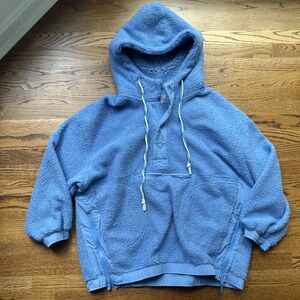 Free People movement fuzzy was she fleece pullover